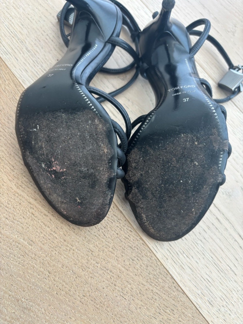 Tom Ford Black Women's Heels Size 37 - Picture 12 of 15